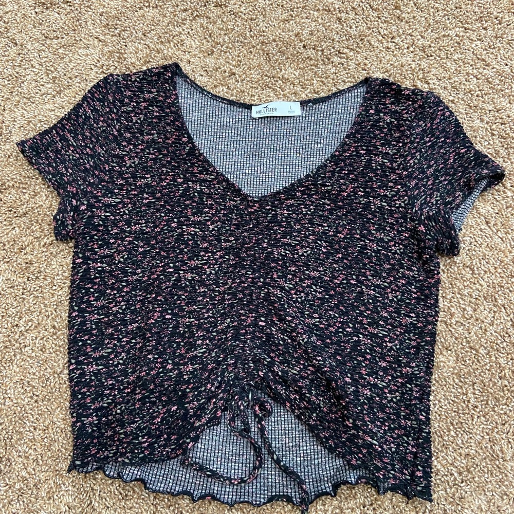 Floral crop top